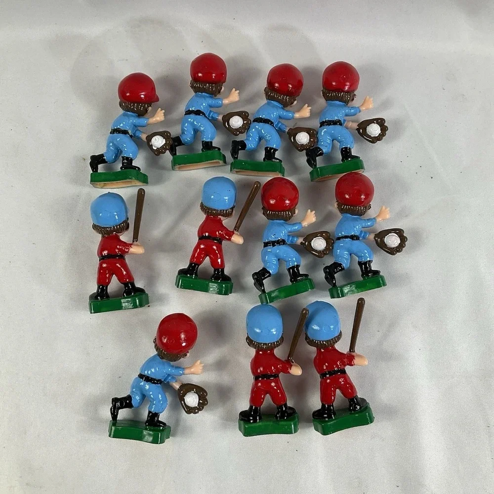 11 Little League Baseball Players Cake toppers Decorations Batters And Catchers
